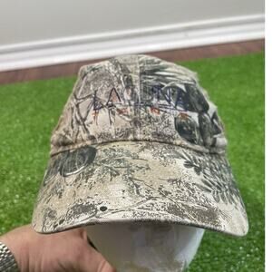 Vintage Camo Hat Game‎ Guard Camouflage Trucker Cap Y2k Hunting